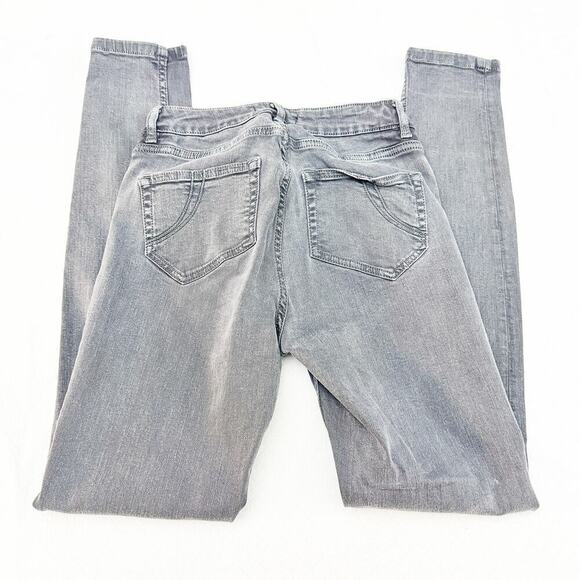 Maje H14 Agripine Charcoal Gray Slim Fit Denim Skinny Jeans Size 36 US 24 - Picture 5 of 9